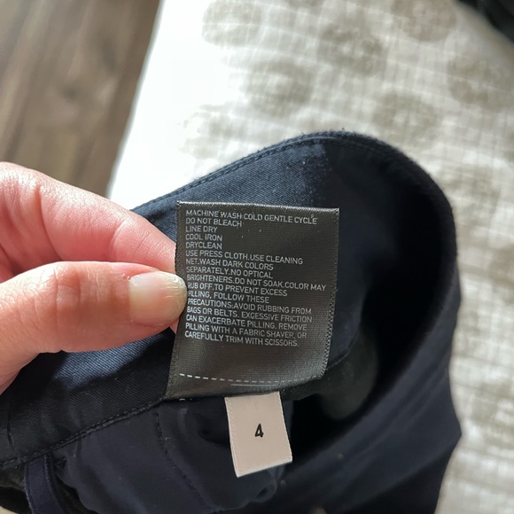 Uniqlo Navy Asymmetrical  Wrap Skirt - Picture 7 of 7